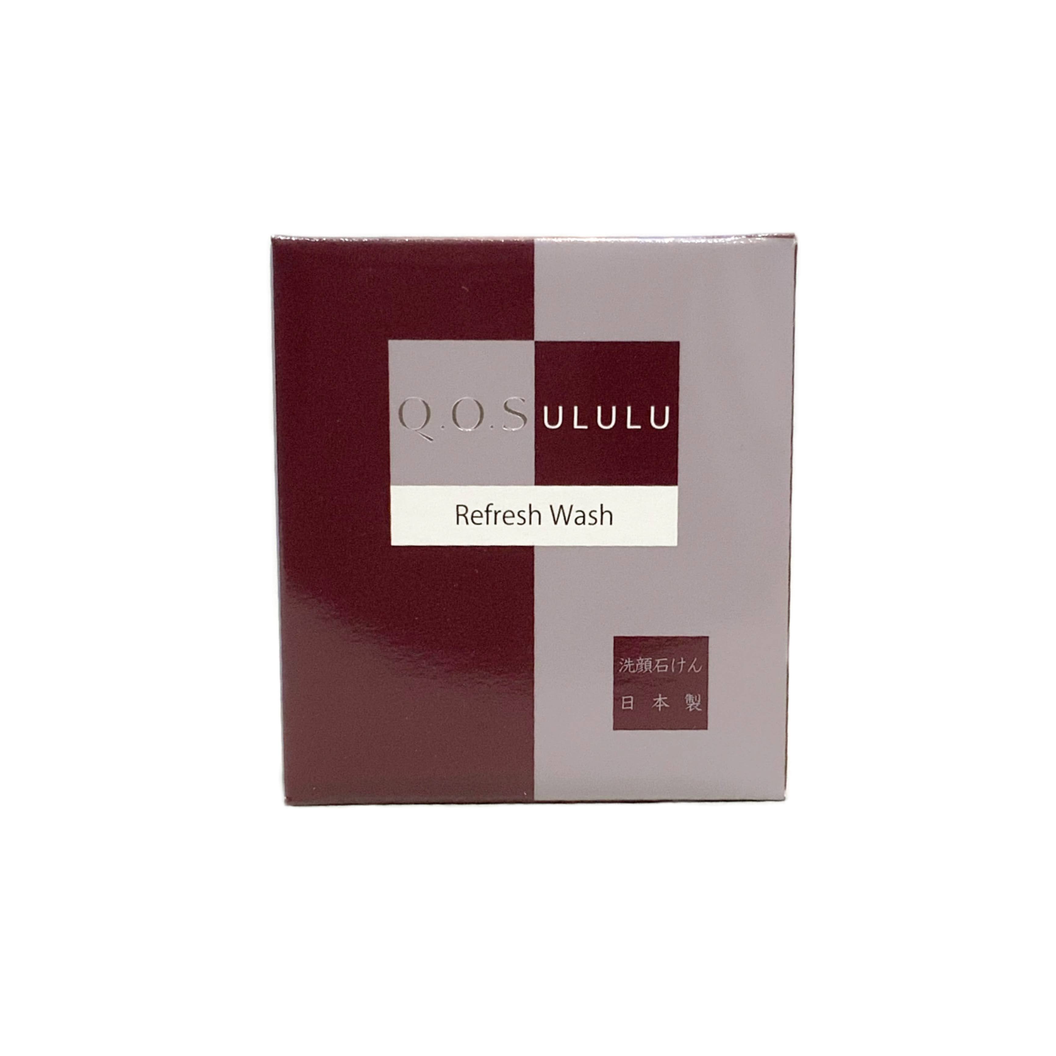 Q.O.Sうるるリフレッシュウォッシュ（洗顔石けん）